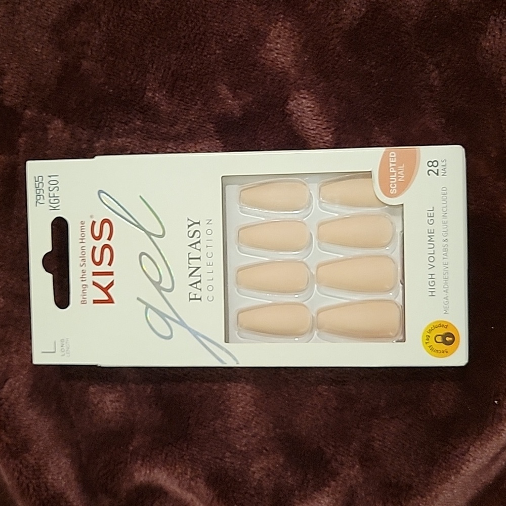 KISS Gel Fantasy Long Matte Nails #79955